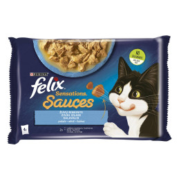 Katėms Felix Sensations 4 x...