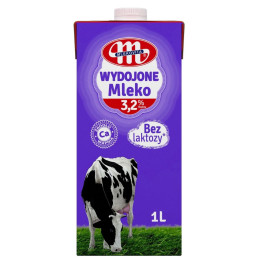 Pienas be laktozės UAT 3.2% 1l