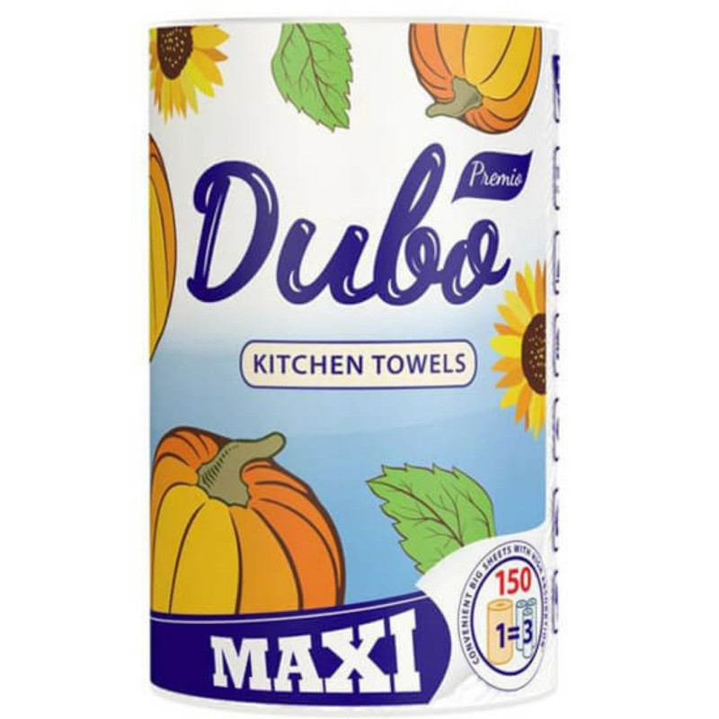 Popierinis rankšluostis   Divo  MAXI 150lap 2s