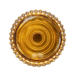 Plastikinis padėklas su dangčiu tortui 1vnt užkandžiams 25 cm