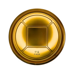 Plastikinis padėklas su dangčiu 1vnt užkandžiams  32 cm