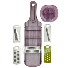 Plastikinė trintuvė su priedais