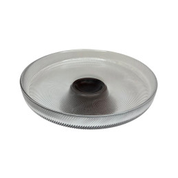 Stiklinis serviravimo indas ant kojelės