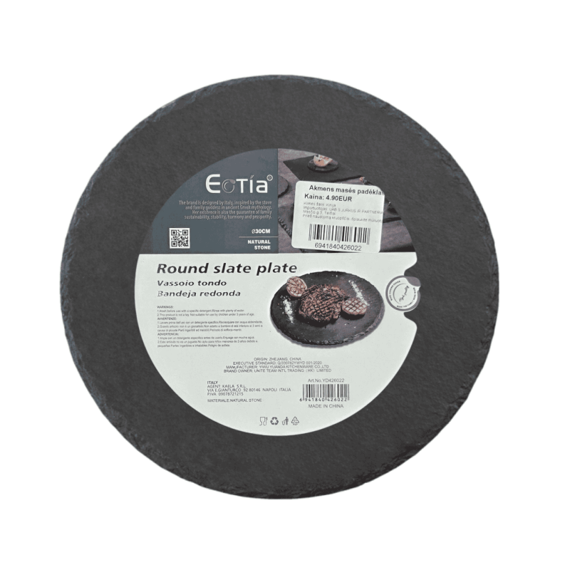 Akmens masės padėklas 30*30cm