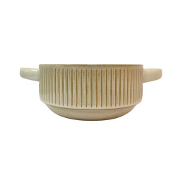 Keramikinis dubenėlis su rankenomis 1vnt