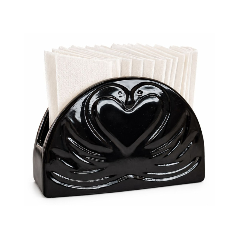 Stiklinis servetėlių laikiklis