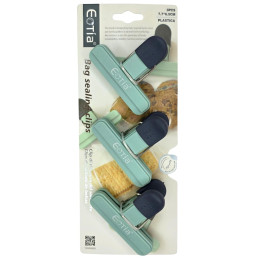 Plastikiniai maišelių spaustukai 3vnt