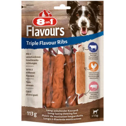 Skanėstai šunims 8in1 Flavours šonkauliai,113g