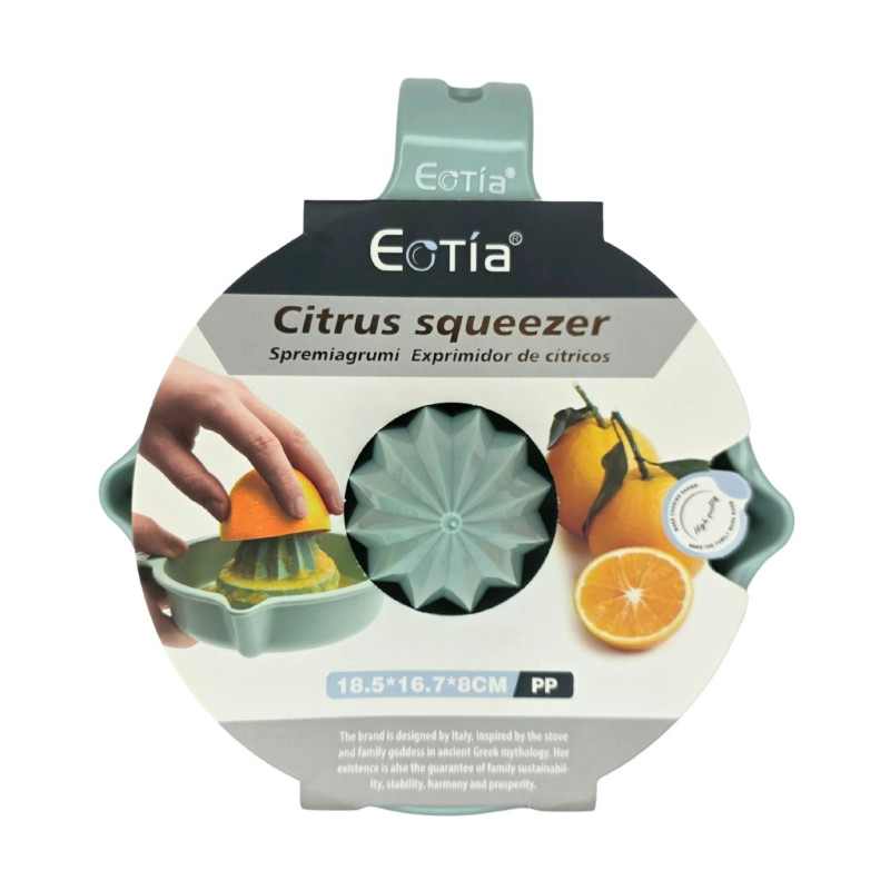 Plastikinis citrusinių vaisių spaustuvas