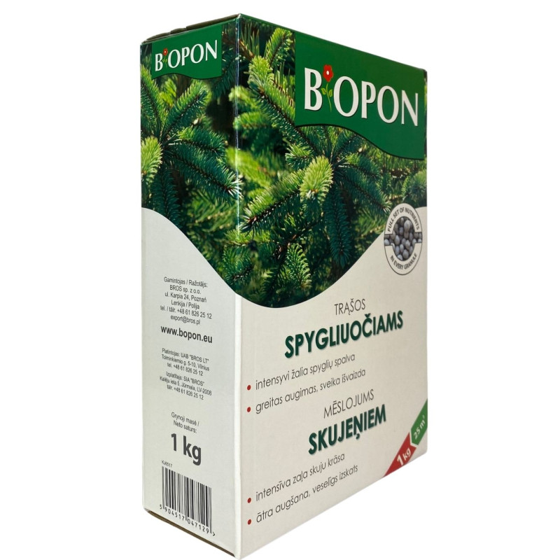 Granulės spygliuočiams New Biopon  1kg