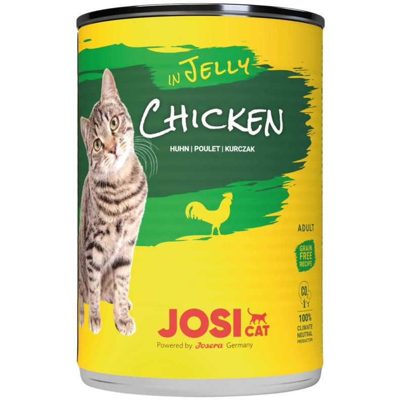 Visavertis pašaras suaugusioms katėms"JosiCat" 400g vištiena drebučiuose