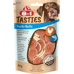 Skanėstai šunims 8in1 Tasties Sushi Rolls,85g