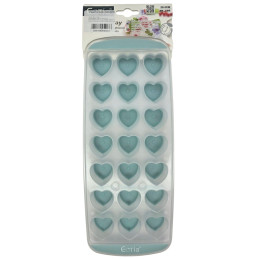 Plastikinės formelės ledukams - širdelės