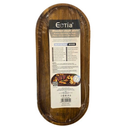 Medinė steiko lėkštė 29.3*12.7cm