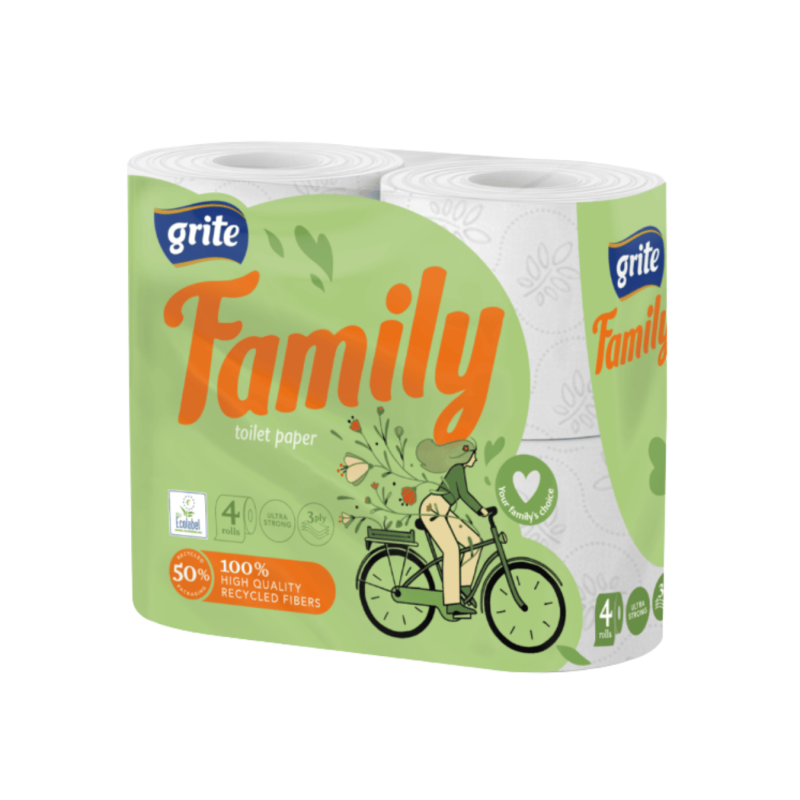 Tualetinis popierius Grite  Family, 4vnt