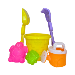 Žaislinis Smėlio kibirėlis su priedais