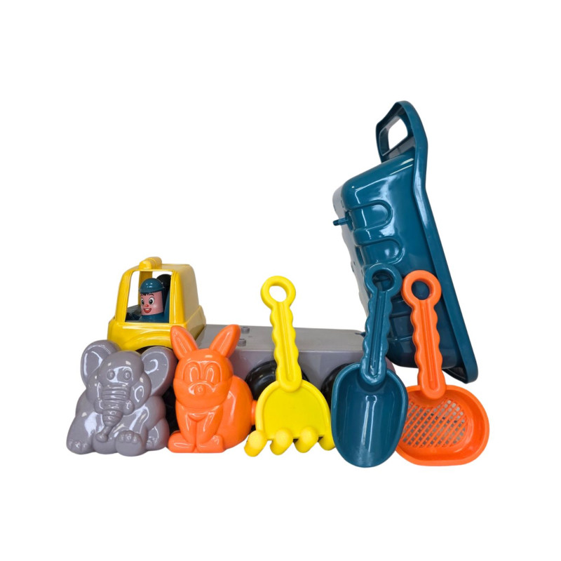 Žaislinis Smėlio sunkvežimis su priedais