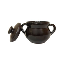 Keramikinis kepimo indas su dangčiu