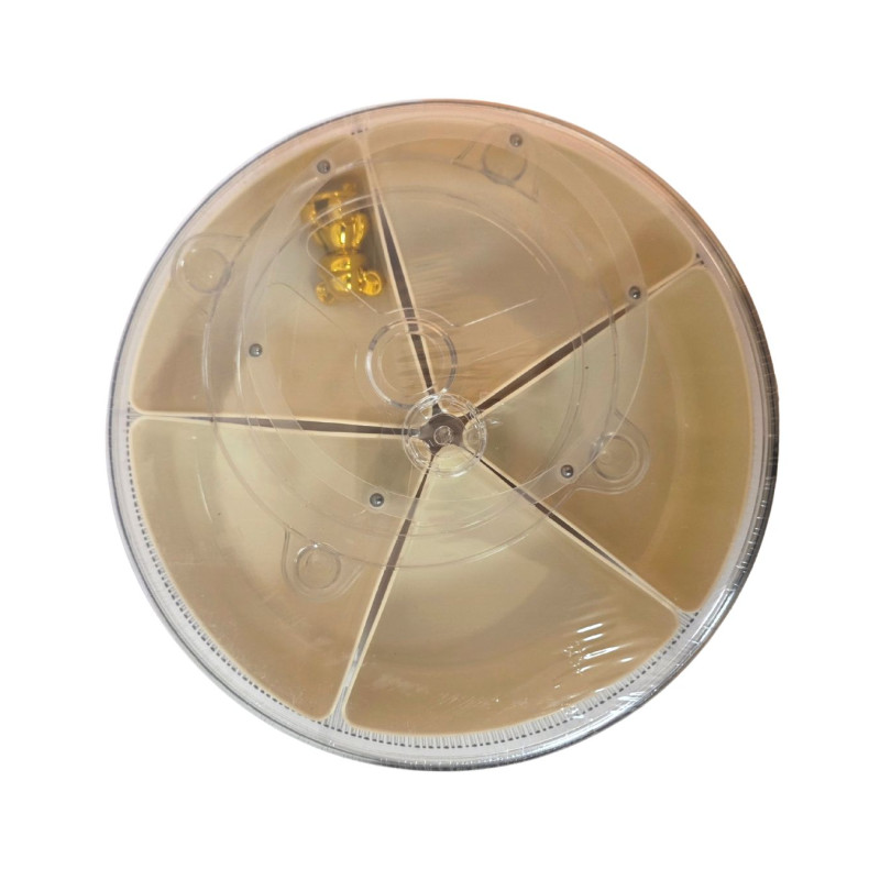 Plastikinis indelis su dangteliu