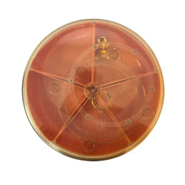 Plastikinis indelis su dangteliu