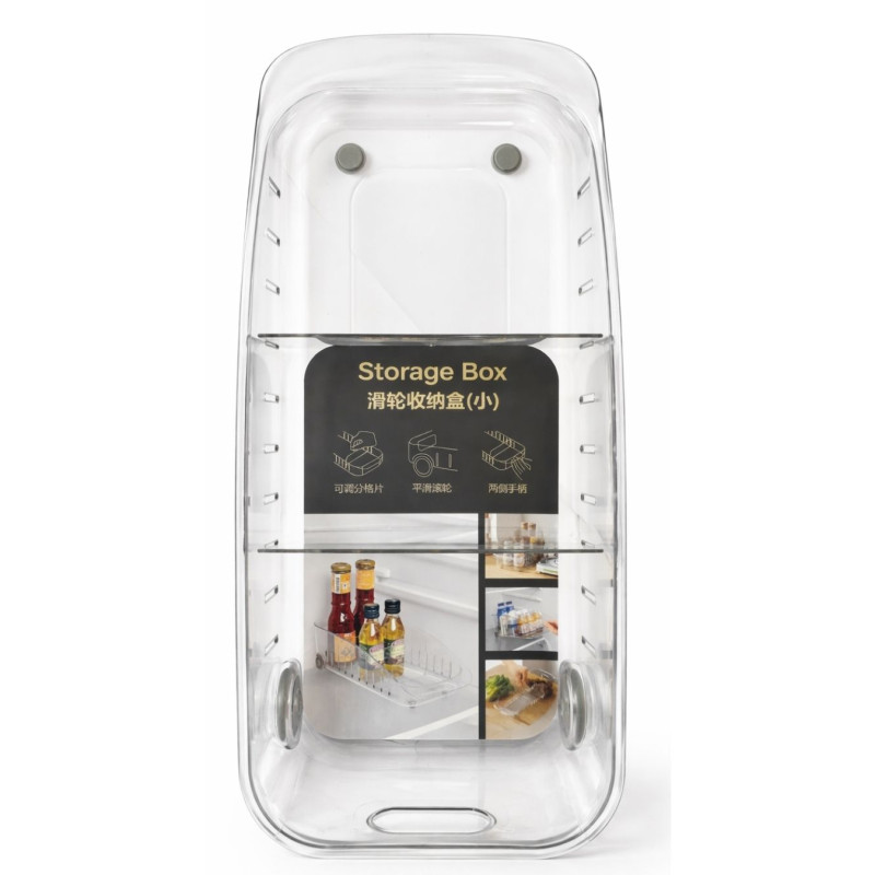 Plastikinis indas su ratukais