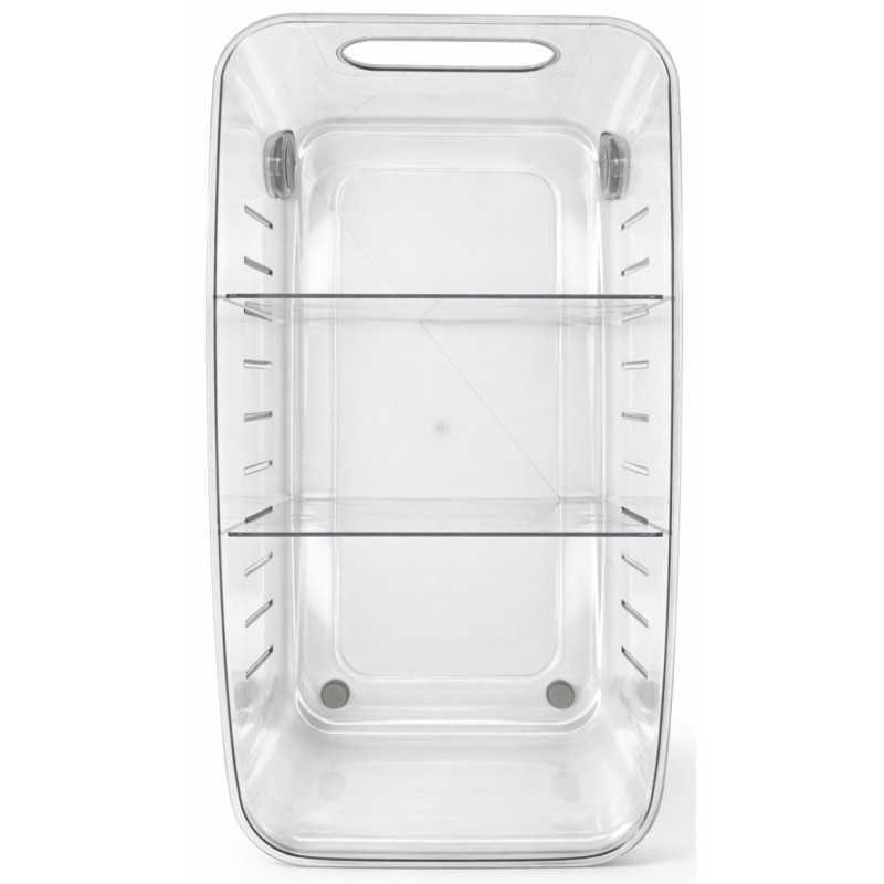 Plastikinis indas su ratukais