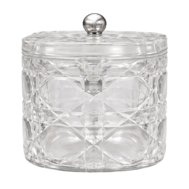 Plastikinis indelis su dangteliu