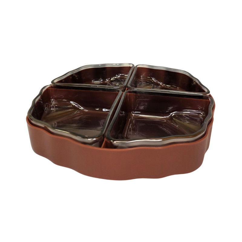 Stiklinis serviravimo indas