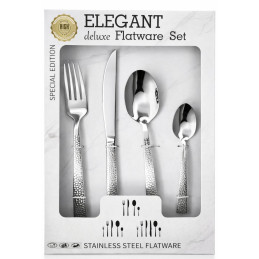 Nerūdijančio plieno stalo įrankių rinkinys 24vnt