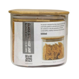 Stiklinis indas biriems produktams 600 ml