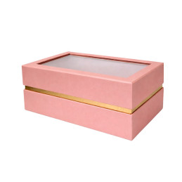 Dovanų dėžutė su langu 28 x 20 x 12 cm