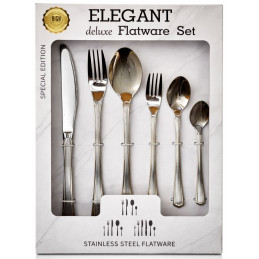 Nerūdijančio plieno stalo įrankių rinkinys 36vnt