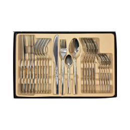 Nerūdijančio plieno stalo įrankių rinkinys 24vnt dėkle