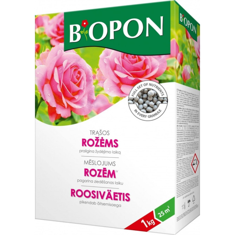 Granulės Biopon rožėms 1kg