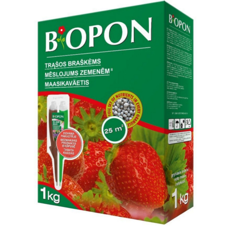 Granulės Biopon braškėms, žemuogėms 1kg