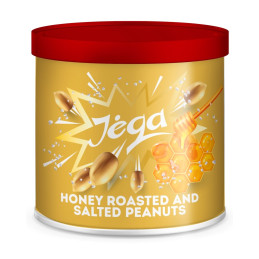 Žemės riešutai Jėga,skrudinti, su medumi ir druska 140g