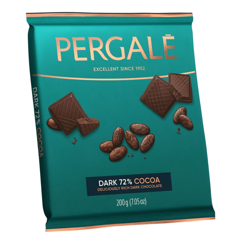 Šokoladas PERGALĖ Dark Chocolate 200g