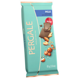 Pieniškas šokoladas Pergalė su riešutais ir druska 85g
