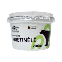 Ekologiška grietinėlė 30% 200g EKO Žemaitija
