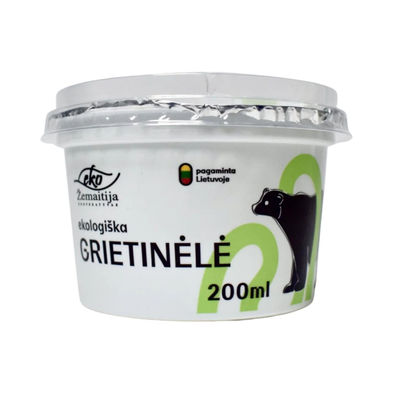 Ekologiška grietinėlė 30% 200g EKO Žemaitija