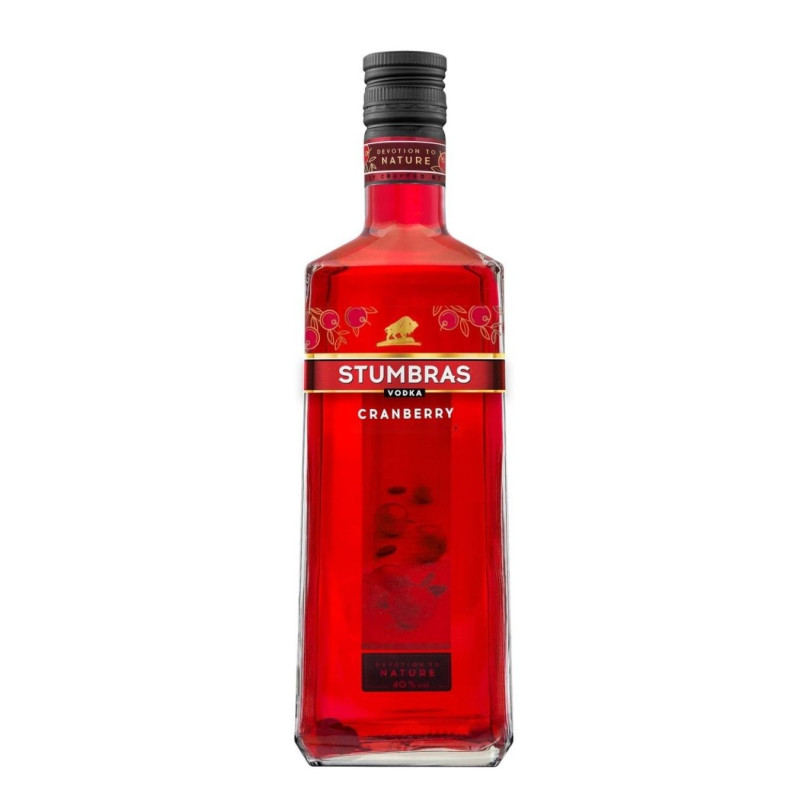 Degtinė Stumbras spanguolių skonio (40%), 350 ml
