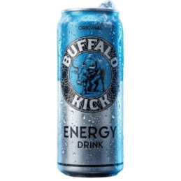 Energinis gazuotas gėrimas Buffalo kick, 330 ml