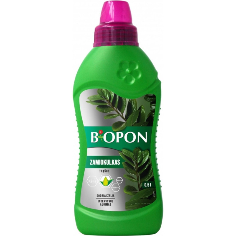 Skystos trąšos Biopon zamiokulkams 500ml