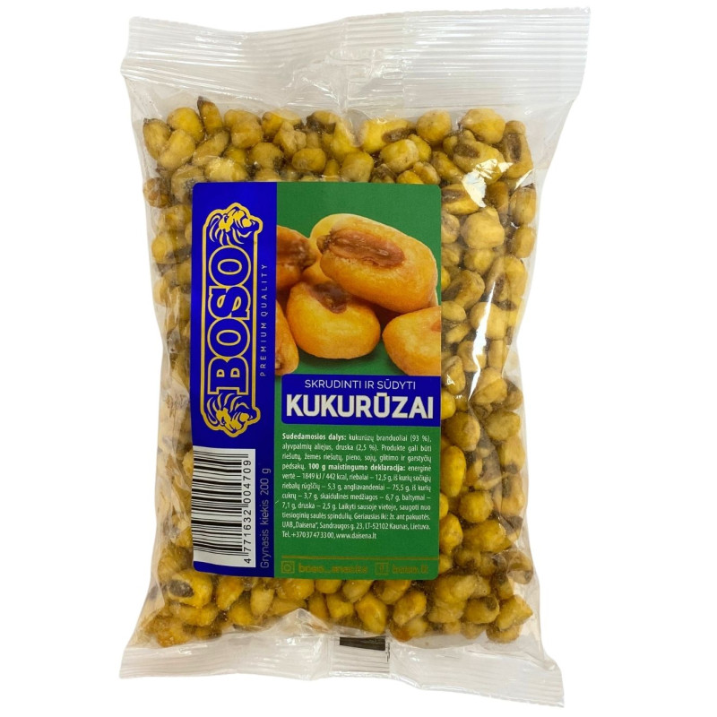 Skrudinti ir sūdyti Boso kukurūzai,200g