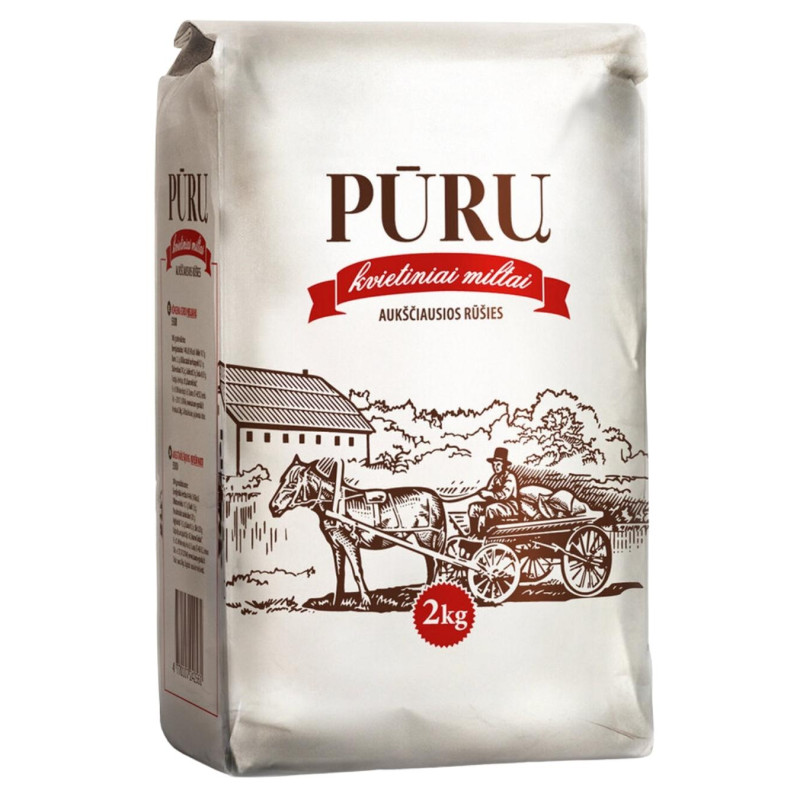 Miltai Pūrų 2kg Kauno grūdai
