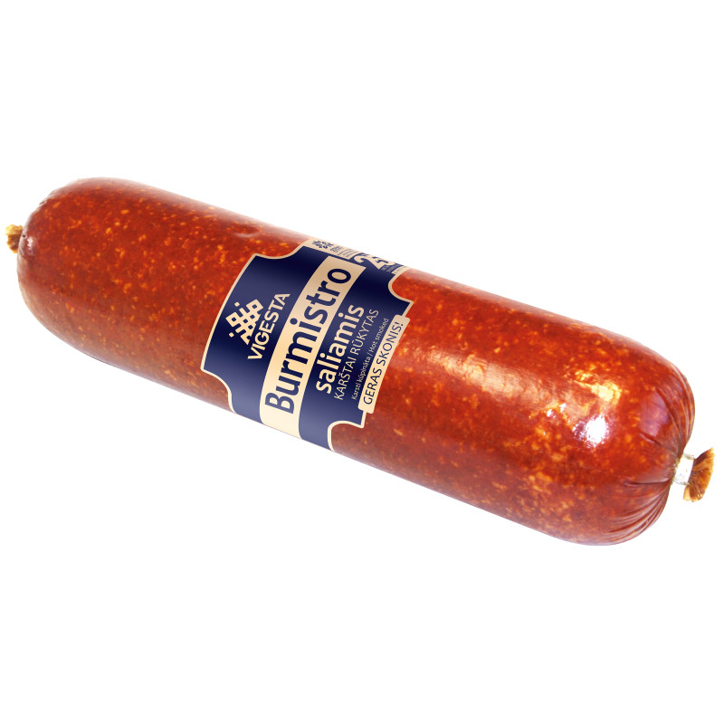 Karštai rūkytas ''Burmistro'' saliamis, Vigesta