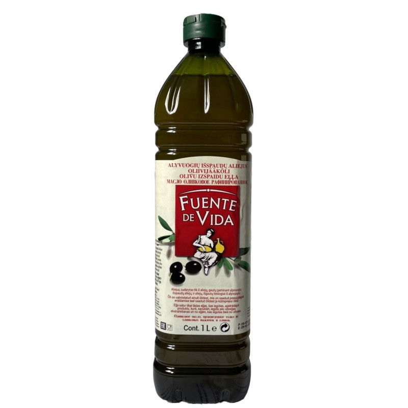 Alyvuogių išspaudų aliejus Fuente de Vida 1l