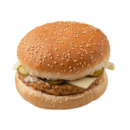 Mėsainis  Food on Foot  220g su vištienos kotletuku ir marinuotais agurkais