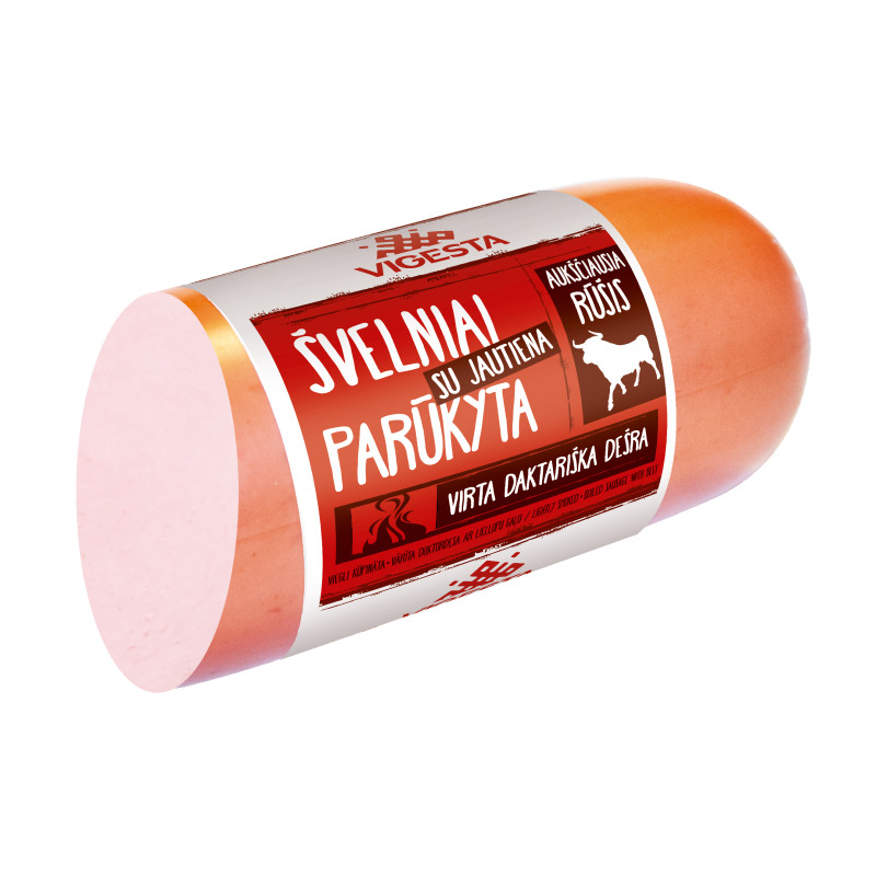 Virta dešra "Švelniai parūkyta" su jautiena 550g, Vigesta