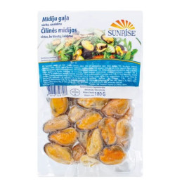 Čilinės midijos Sunrise virtos,be kiautų,180g